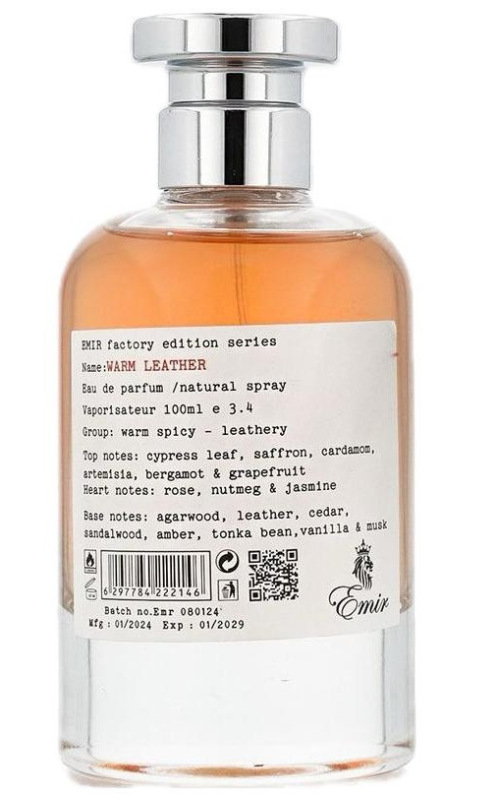 Odstrek Paris Corner Emir Warm Leather 5ml, Parfumovaná voda (U)