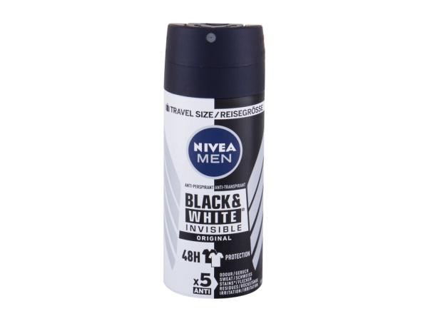 Nivea Men Invisible For Black & White Original (M) 100ml, Antiperspirant