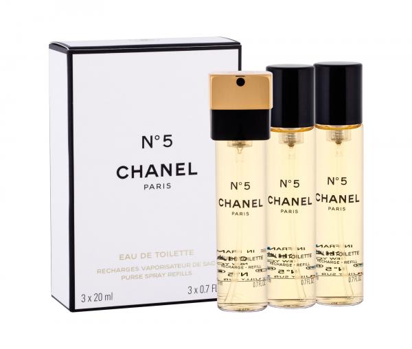 Chanel No.5 (W)  3x20ml, Toaletná voda