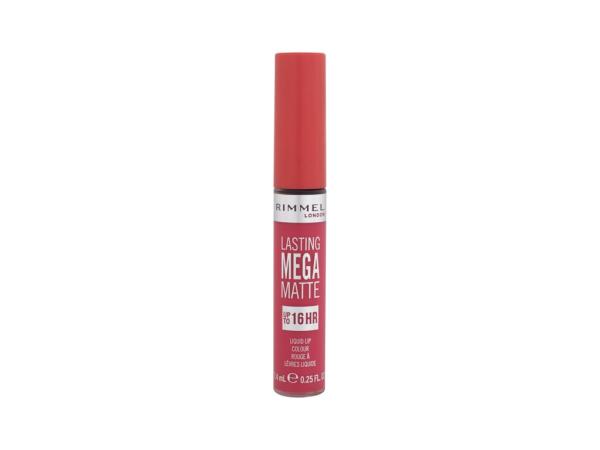 Rimmel London Lasting Mega Matte Liquid Lip Colour Fuchsia Flush (W) 7,4ml, Rúž