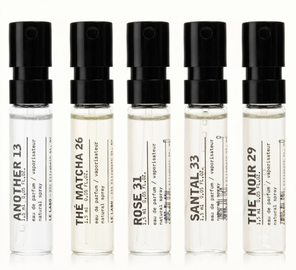 Mix odstrekov Le Labo 5 × 2 ml, Parfumovaná voda (U)