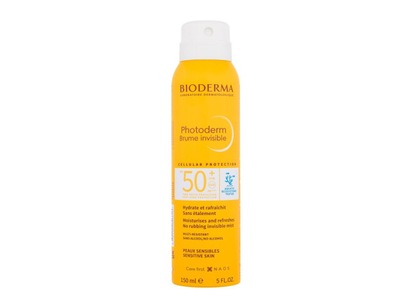 BIODERMA Photoderm Invisible Mist (U) 150ml, Opaľovací prípravok na telo SPF50+