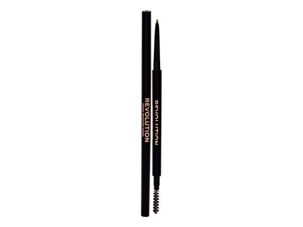 Makeup Revolution Lo Precise Brow Pencil Dark Brown (W) 0,05g, Ceruzka na obočie