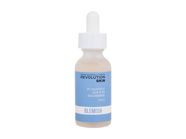 Revolution Skincare Blemish 2% Salicylic Acid & 5% Niacinamide Serum (W) 30ml, Pleťové sérum