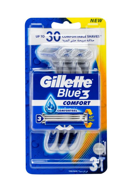 Gillette Blue3 (M)  3ks, Holiaci strojček