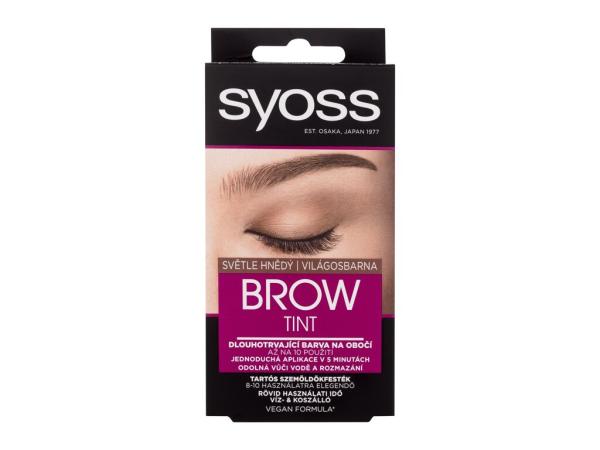 Syoss Brow Tint Light Brown (W) 17ml, Farba na obočie