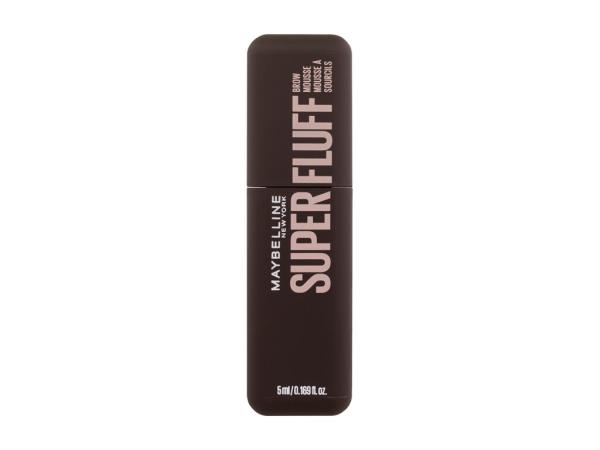 Maybelline Superfluff Brow Mousse 260 Deep Brown (W) 5ml, Gél a pomáda na obočie