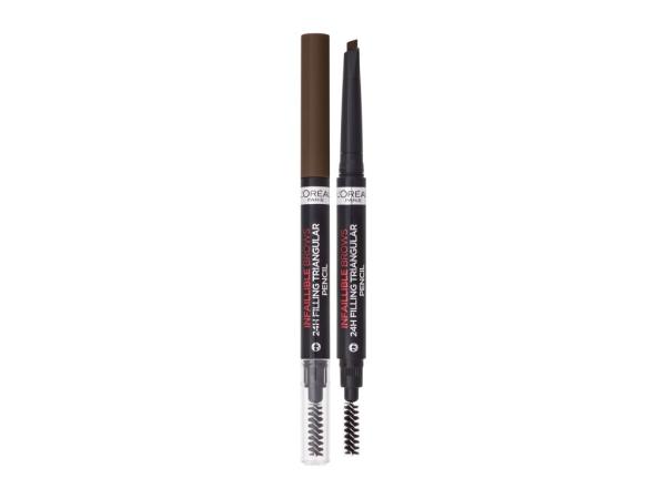 L'Oréal Paris Infaillible Brows 24H Filling Triangular Pencil 05 Brunette (W) 1ml, Ceruzka na obočie