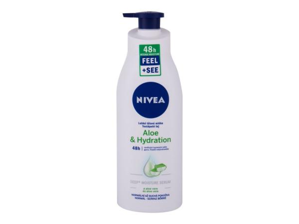 Nivea Aloe & Hydration 48h (W) 400ml, Telové mlieko
