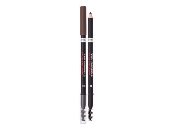L'Oréal Paris Infaillible Brows 12H Definer Pencil 3.0 Brunette (W) 1g, Ceruzka na obočie