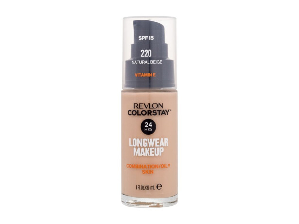 Revlon Colorstay Combination Oily Skin 220 Natural Beige (W) 30ml, Make-up SPF15