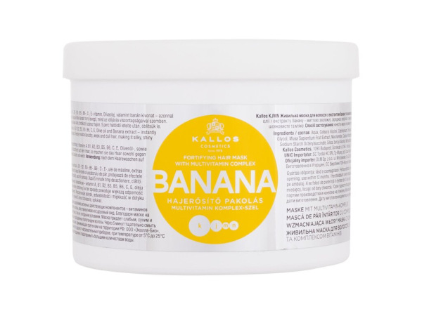 Kallos Cosmetics Banana (W) 500ml, Maska na vlasy