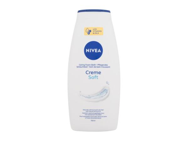 Nivea Creme Soft Caring Foam Bath (W) 750ml, Pena do kúpeľa