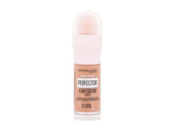 Maybelline Instant Anti-Age Perfector 4-In-1 Glow 02 Medium (W) 20ml, Make-up