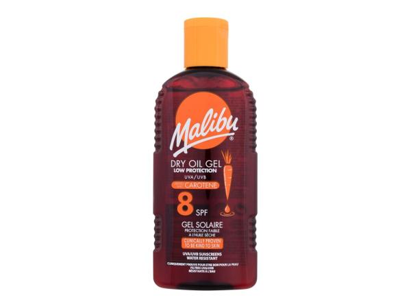 Malibu Dry Oil Gel With Carotene (U) 200ml, Opaľovací prípravok na telo SPF8