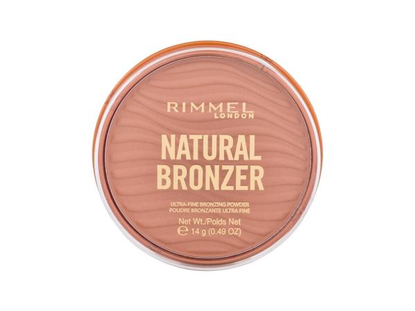 Rimmel London Natural Bronzer Ultra-Fine Bronzing Powder 001 Sunlight (W) 14g, Bronzer