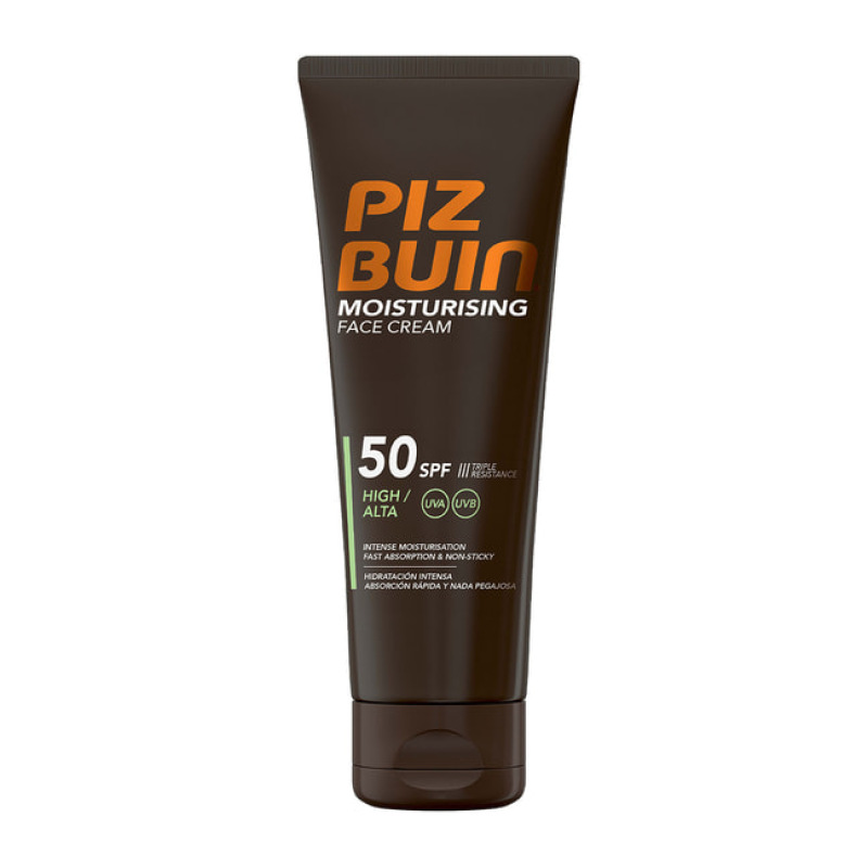 PIZ BUIN Moisturising Face Cream (W) 50ml, Opaľovací prípravok na tvár SPF50
