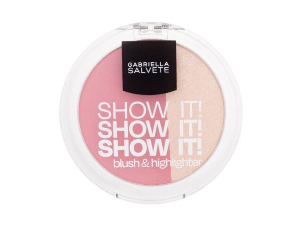 Gabriella Salvete Show It! Blush & Highlighter 01 (W) 9g, Lícenka