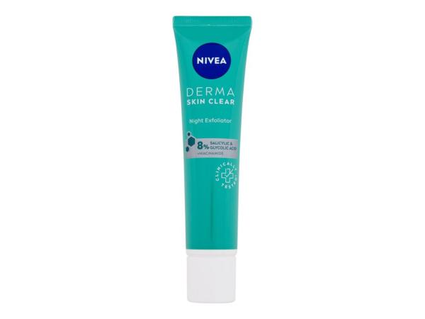 Nivea Derma Skin Clear Night Exfoliator (W) 40ml, Peeling