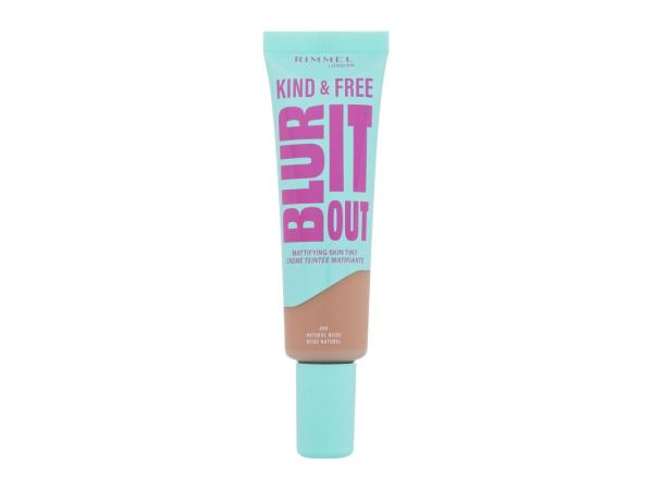 Rimmel London Kind & Free Blur It Out Mattifying Skin Tint 400 Natural Beige (W) 30ml, Make-up