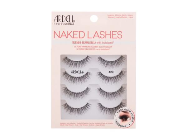 Ardell Naked Lashes 420 Black (W) 4ks, Umelé mihalnice