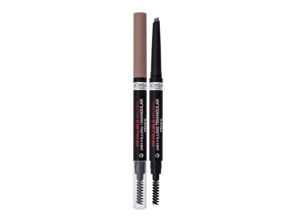 L'Oréal Paris Infaillible Brows 24H Filling Triangular Pencil 06 Dark Blonde (W) 1ml, Ceruzka na obočie
