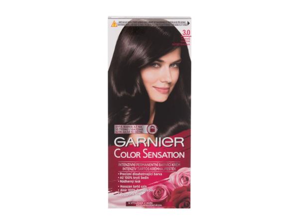 Garnier Color Sensation 3,0 Prestige brown (W) 40ml, Farba na vlasy