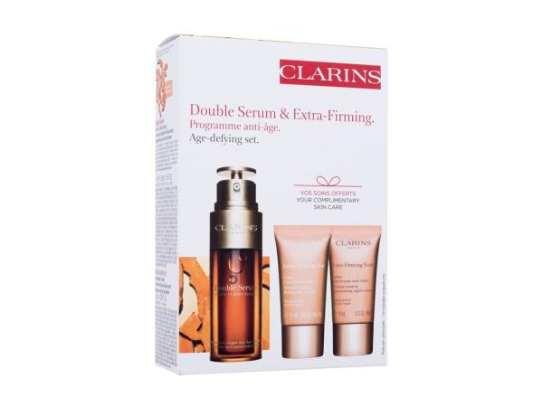 Clarins Double Serum & Extra-Firming Age-Defying Set (W) 50ml, Pleťové sérum