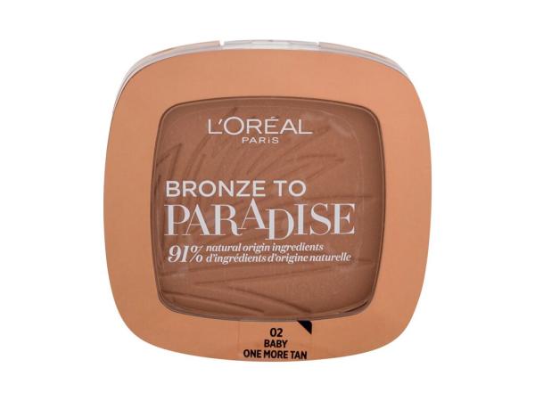 L'Oréal Paris Bronze To Paradise 02 Baby One More Tan (W) 9g, Bronzer