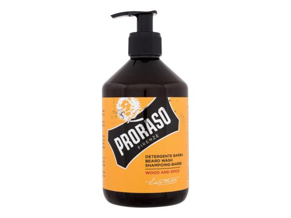 PRORASO Wood & Spice Beard Wash (M) 500ml, Šampón na fúzy