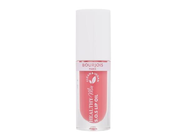 BOURJOIS Paris Healthy Mix Clean & Vegan S.O.S Lip Oil 4 Pink Passion (W) 4,5ml, Olej na pery