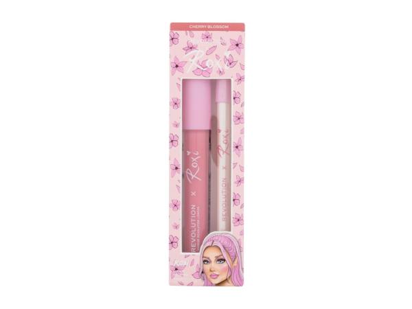Makeup Revolution Lo Roxi Lip Kit Cherry Blossom (W) 3ml, Lesk na pery