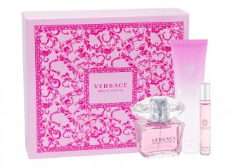 Versace Bright Crystal EdT 90ml + 150ml Telové mlieko + EdT 10ml