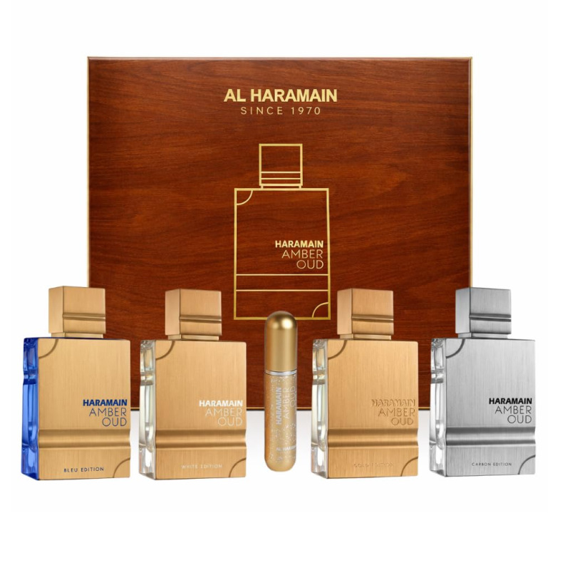Al Haramain Amber Oud Collection (U) 4 x 60 ml + plniteľný flakón
