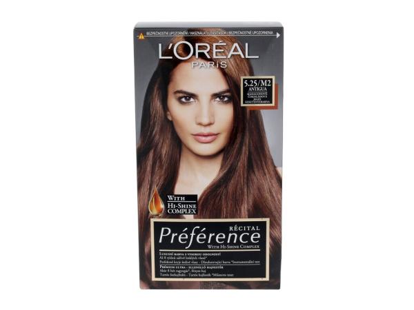 L'Oréal Paris Préférence Récital 5,25-M2 Antigua (W) 60ml, Farba na vlasy