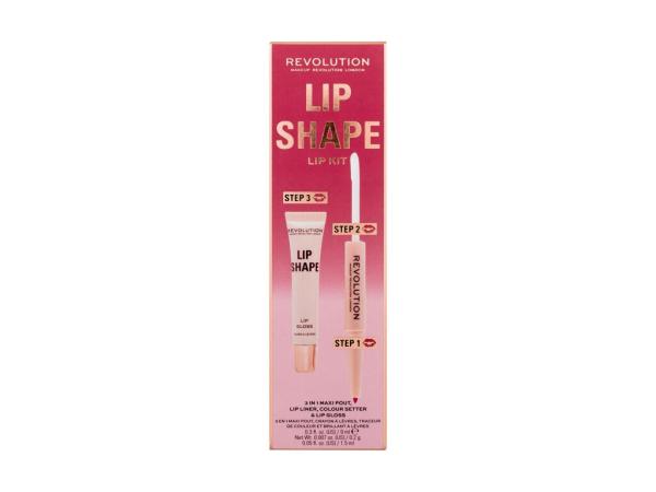 Makeup Revolution Lo Lip Shape Rose Pink (W) 9ml, Lesk na pery