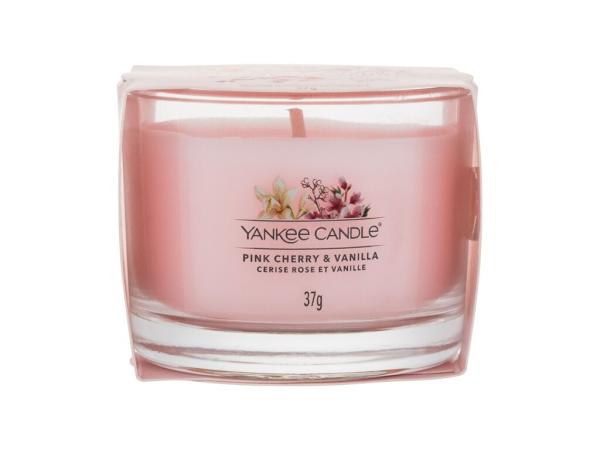 Yankee Candle Pink Cherry & Vanilla (U) 37g, Vonná sviečka