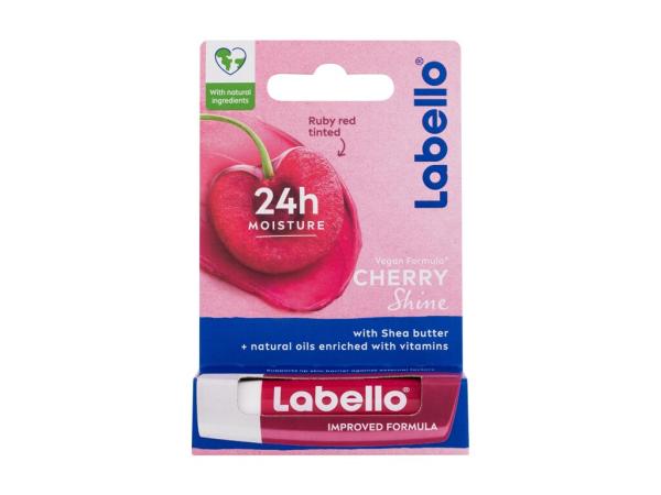 Labello Cherry Shine 24h Moisture Lip Balm (W) 4,8g, Balzam na pery