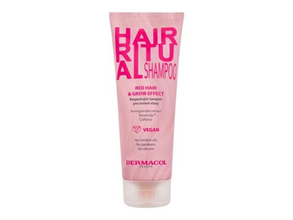 Dermacol Shampoo Red Hair & Grow Effect Hair Ritual (W)  250ml, Šampón