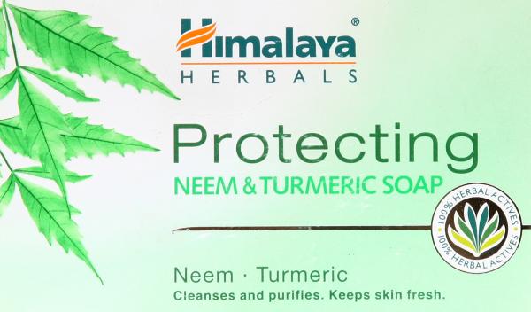 Himalaya Herbals Nimbo & Kurkuma 75g, Antibakteriálne tuhé mydlo