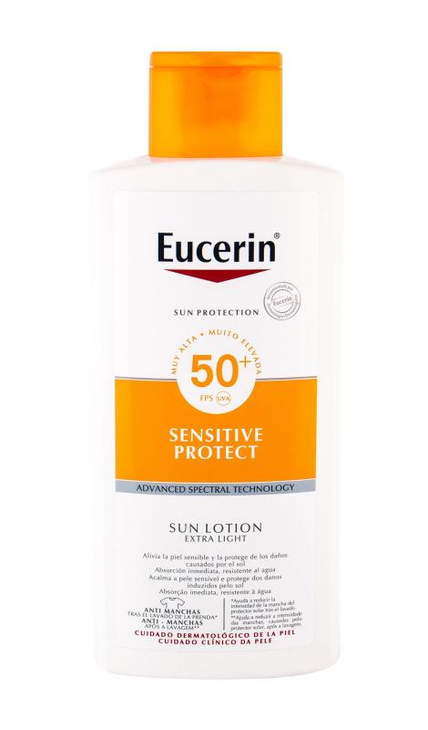 Eucerin Sun Sensitive Protect Sun Lotion (U) 400ml, Opaľovací prípravok na telo SPF50+
