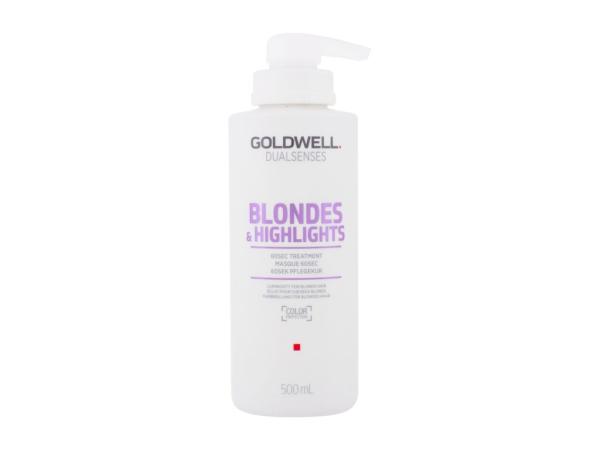 Goldwell Dualsenses Blondes & Highlights 60 Sec Treatment (W) 500ml, Maska na vlasy