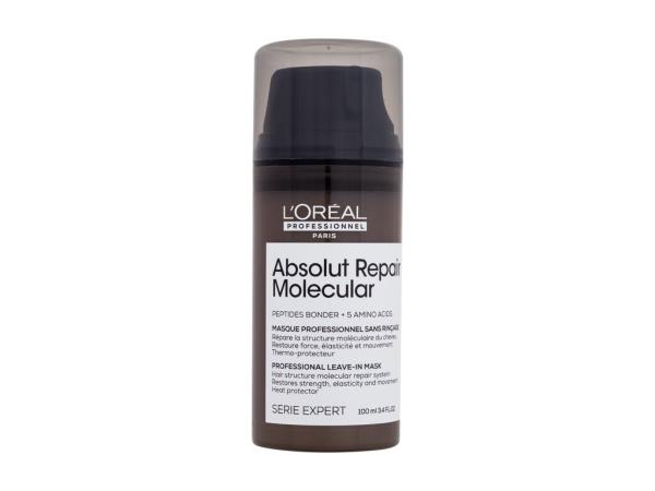 L'Oréal Professionne Absolut Repair Molecular Professional Leave-In Mask (W) 100ml, Maska na vlasy