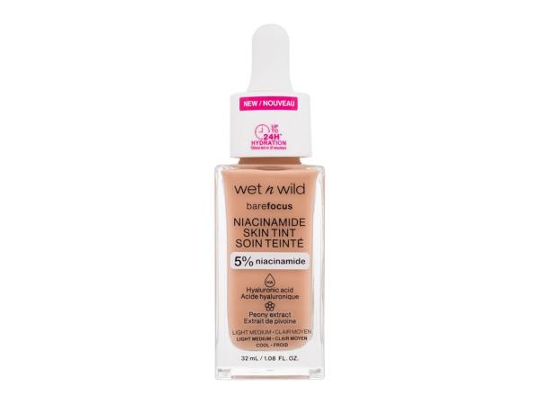 Wet n Wild Bare Focus Niacinamide Skin Tint Light Medium (W) 32ml, Make-up