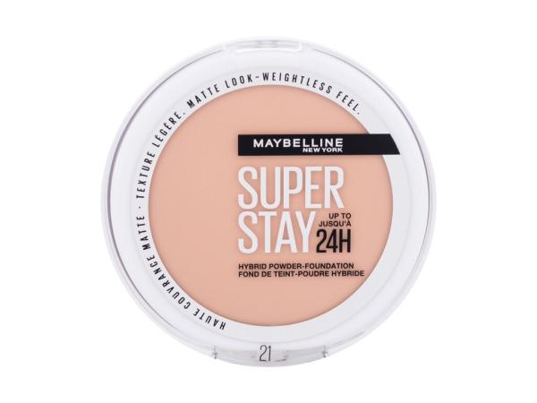 Maybelline Superstay 24H Hybrid Powder-Foundation 21 (W) 9g, Make-up