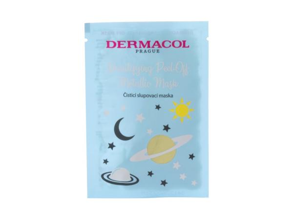 Dermacol Beautifying Peel-off Metallic Mask Cleansing (W) 15ml, Pleťová maska