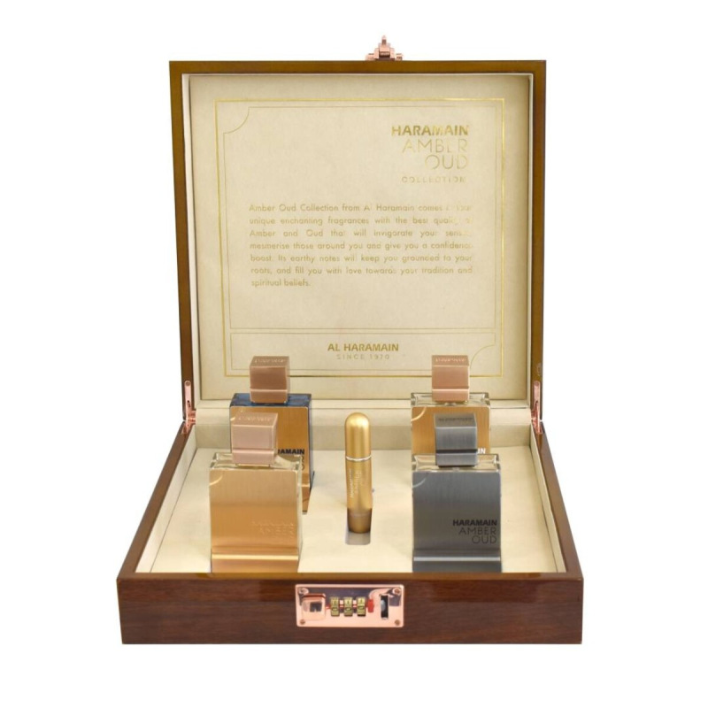 Al Haramain Amber Oud Collection (U) 4 x 60 ml + plniteľný flakón 2