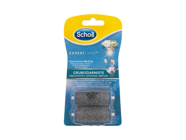 Scholl Expert Care Wet & Dry Roller Heads with Diamond Crystals (W) 2ks, Pedikúra Extra Coarse
