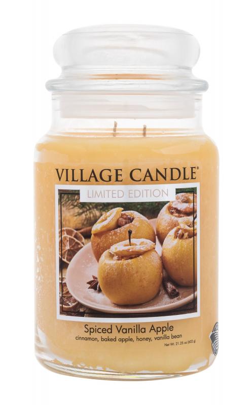 Village Candle Limited Edition Spiced Vanilla Apple (U)  602g, Vonná sviečka