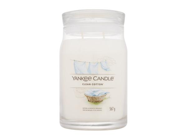 Yankee Candle Signature Clean Cotton (U) 567g, Vonná sviečka